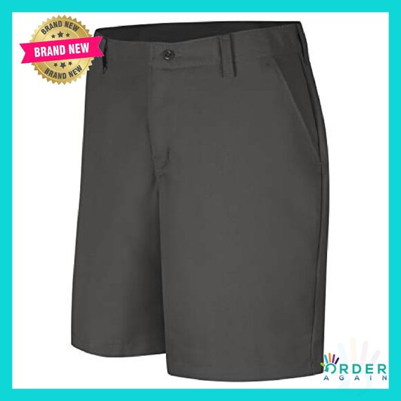 Work Shorts Poly Cotton Blend Twill Feminine Fit Casual Comfortable Durable - Picture 4 of 5